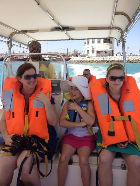 Life vests were critical during the ferry ride.  Off we were on an adventure in the sun!